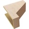 Ekena Millwork 8"W x 16"D x 16"H Classic Clemmons Rough Cedar Woodgrain TimberThane Corbel, Primed Tan CORUR08X16X16CLERCPR - alternate 2